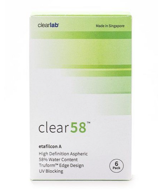 ClearLab Clear 58 Линзы контактные, BC=8.3 d=14.0, D(-4.00), 6 шт.