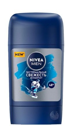 Nivea Men Дезодорант Экстремальная свежесть, стик, 50 мл, 1 шт.